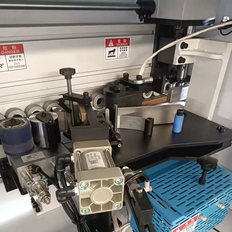 Glue – applying and tape – attaching