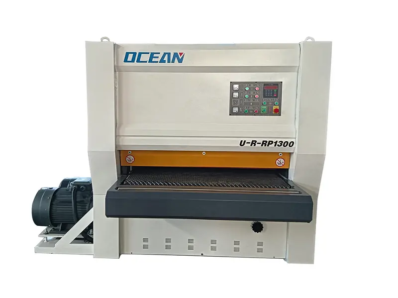 Industrial Wide Belt Sanding Machine with Dual Sanding Heads
